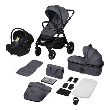 Lionelo - Kombikinderwagen 3-in-1 LAYLA Grey Stone