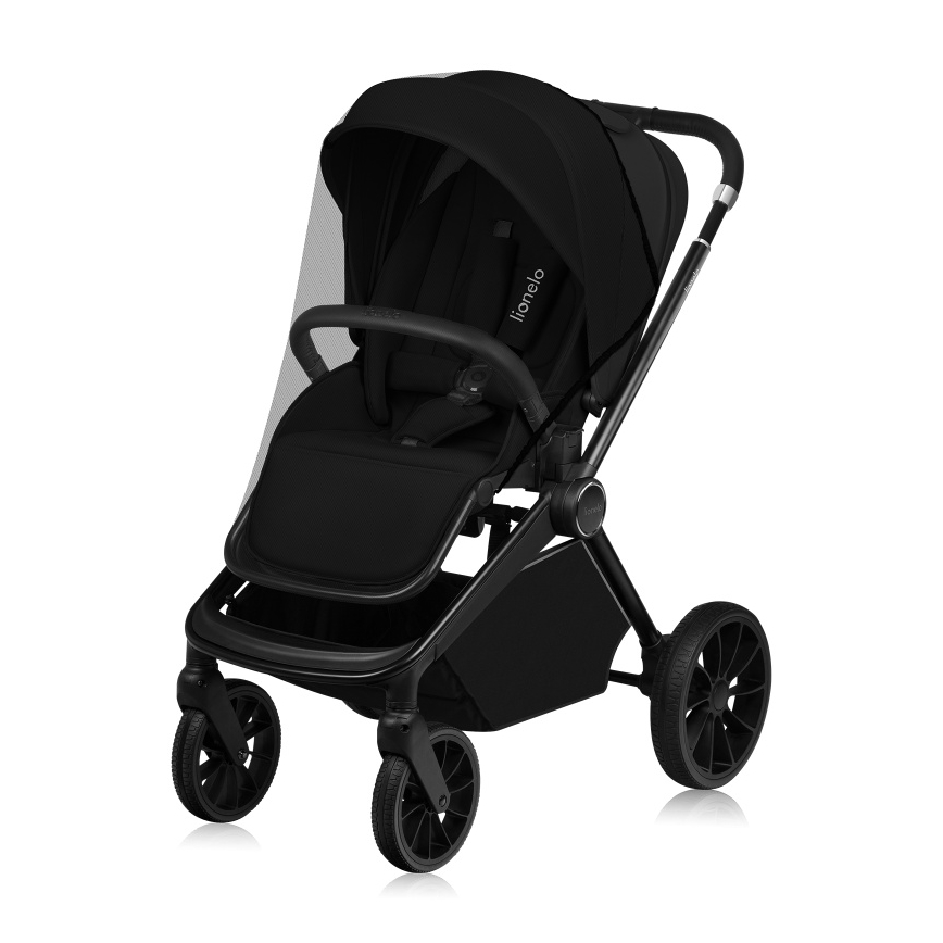 Lionelo - Kombikinderwagen 3-in-1 MIKA PLUS Onyxschwarz