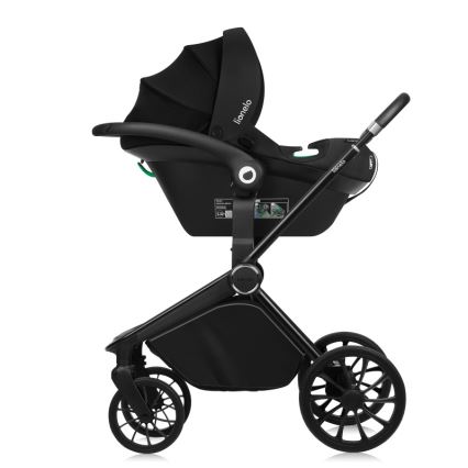 Lionelo - Kombikinderwagen 3-in-1 MIKA PLUS Onyxschwarz