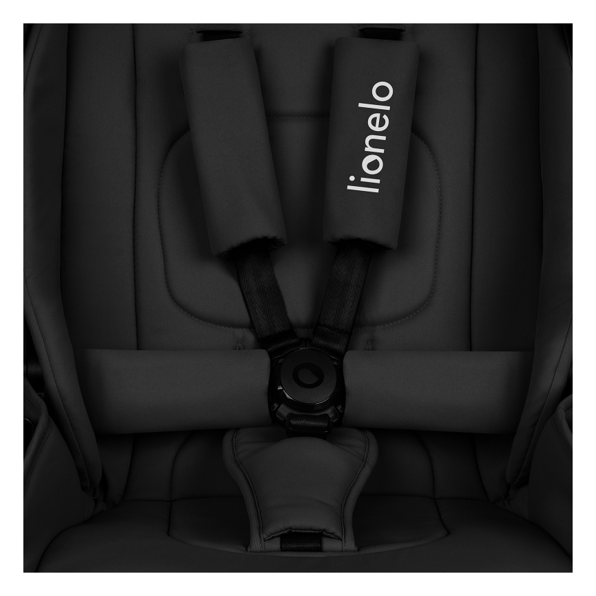 Lionelo - Kombikinderwagen 3-in-1 MIKA PLUS Onyxschwarz