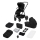 Lionelo - Kombinierter 2-in-1 Kinderwagen MERIL Black Onyx