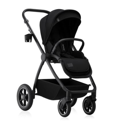 Lionelo - Kombinierter 2-in-1 Kinderwagen MERIL Black Onyx