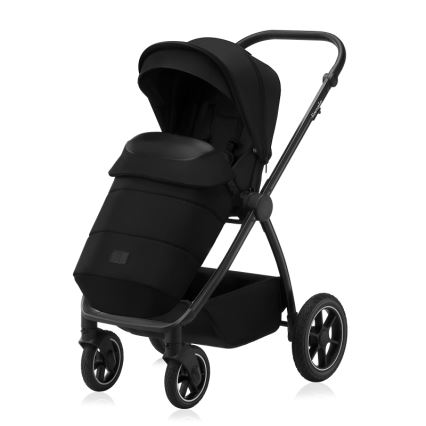 Lionelo - Kombinierter 2-in-1 Kinderwagen MERIL Black Onyx