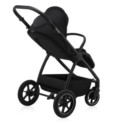 Lionelo - Kombinierter 2-in-1 Kinderwagen MERIL Black Onyx