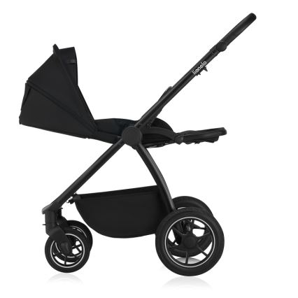 Lionelo - Kombinierter 2-in-1 Kinderwagen MERIL Black Onyx