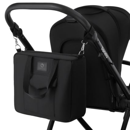 Lionelo - Kombinierter 2-in-1 Kinderwagen MERIL Black Onyx