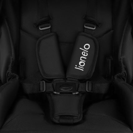 Lionelo - Kombinierter 2-in-1 Kinderwagen MERIL Black Onyx