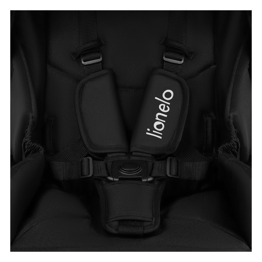 Lionelo - Kombinierter 2-in-1 Kinderwagen MERIL Black Onyx