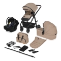 Lionelo - Kombinierter 3-in-1-Kinderwagen BIANKA Beige Sand