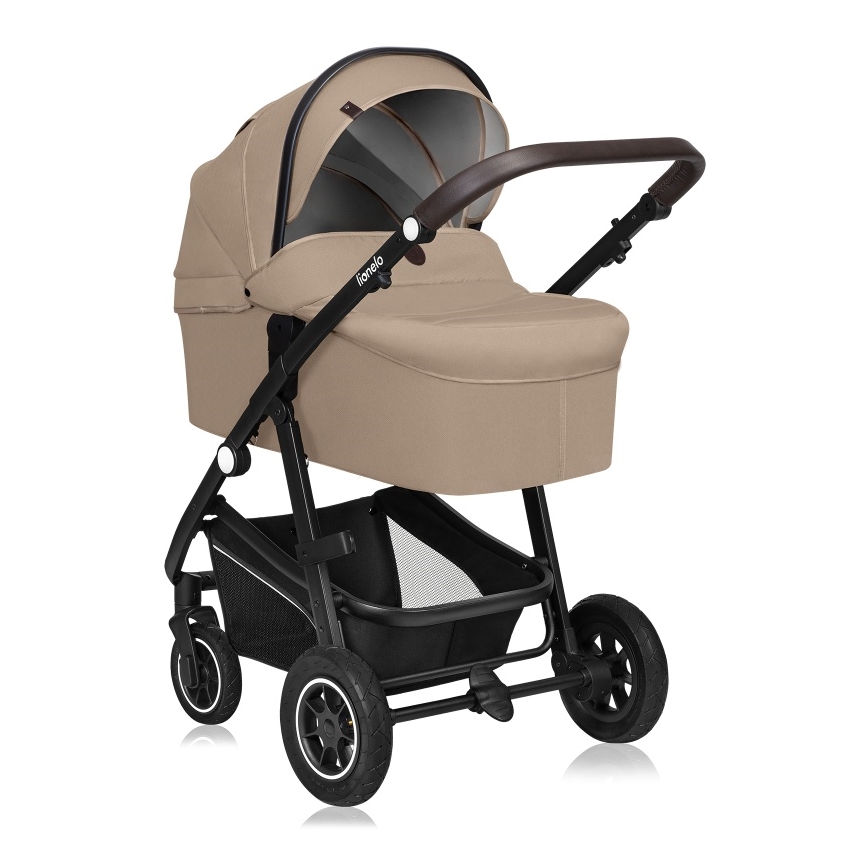 Lionelo - Kombinierter 3-in-1-Kinderwagen BIANKA Beige Sand