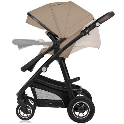 Lionelo - Kombinierter 3-in-1-Kinderwagen BIANKA Beige Sand