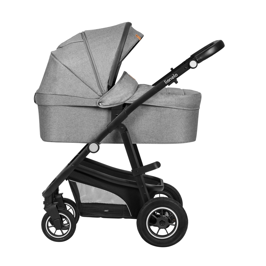 Lionelo - Kombinierter 3-in-1 Kinderwagen BIANKA Grey Stone