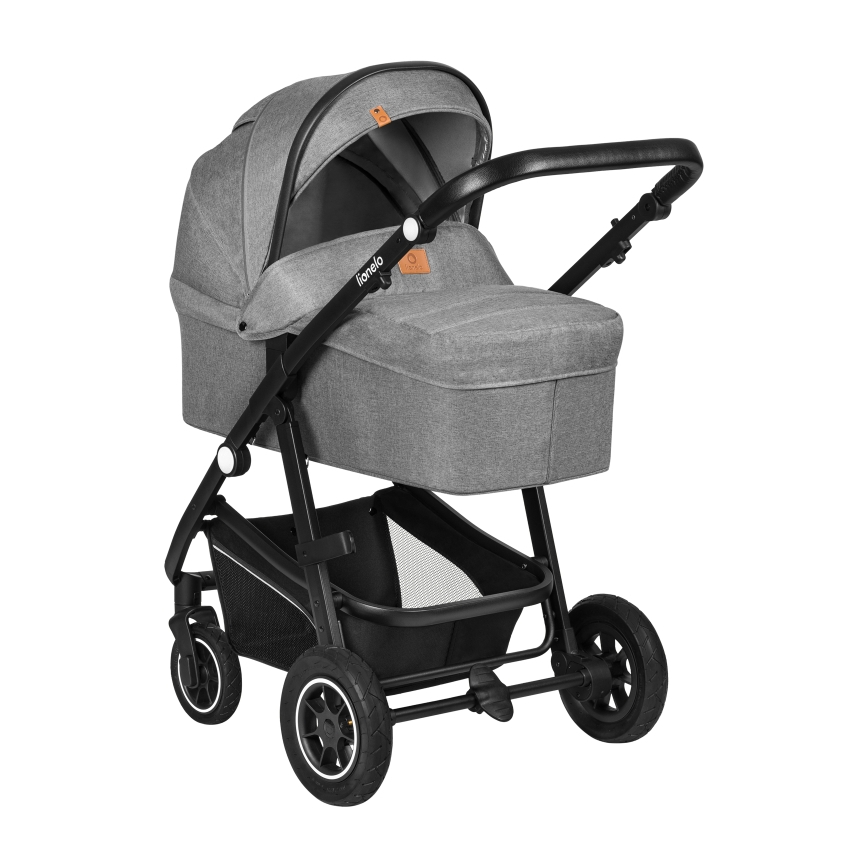 Lionelo - Kombinierter 3-in-1 Kinderwagen BIANKA Grey Stone
