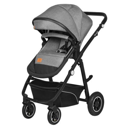 Lionelo - Kombinierter 3-in-1 Kinderwagen BIANKA Grey Stone