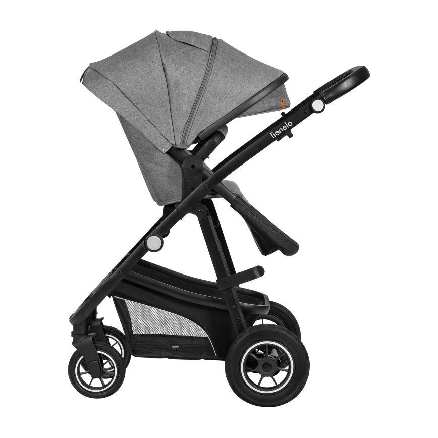 Lionelo - Kombinierter 3-in-1 Kinderwagen BIANKA Grey Stone