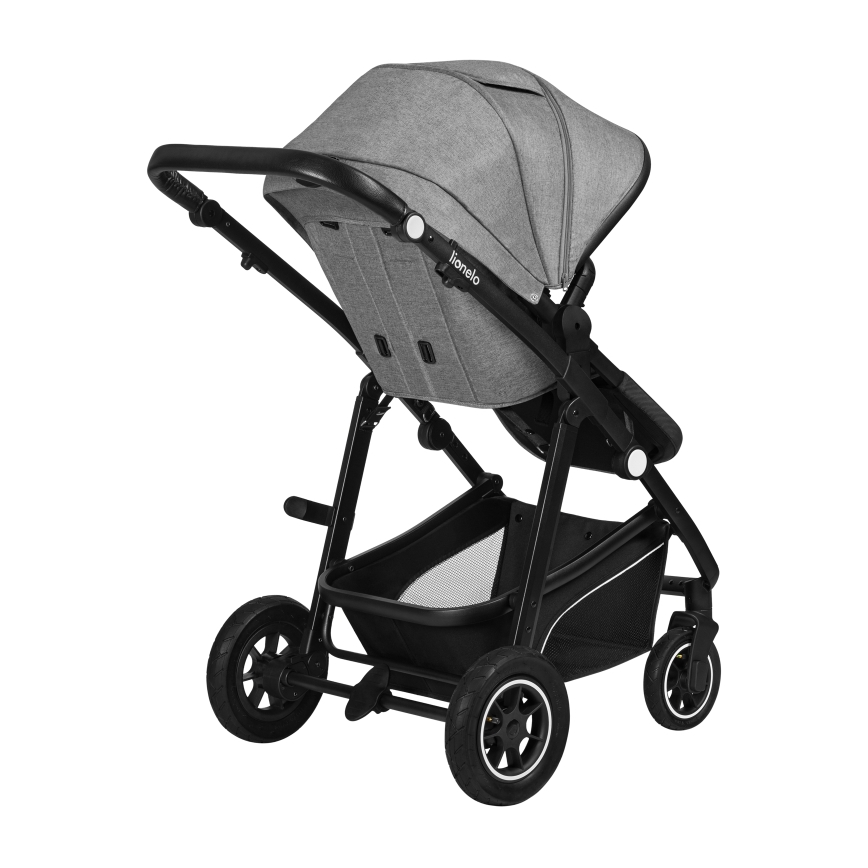 Lionelo - Kombinierter 3-in-1 Kinderwagen BIANKA Grey Stone