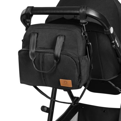 Lionelo - Kombinierter 3-in-1-Kinderwagen BIANKA Schwarz Onyx