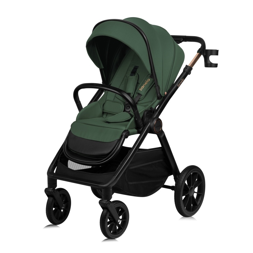 Lionelo - Kombinierter 3-in-1-Kinderwagen LAYLA Green Forest
