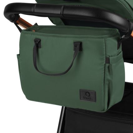 Lionelo - Kombinierter 3-in-1-Kinderwagen LAYLA Green Forest