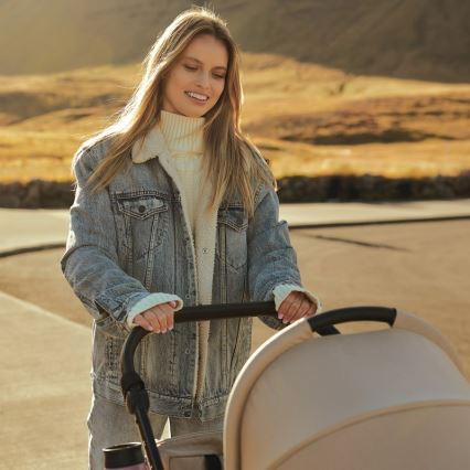 Lionelo - Kombinierter 3-in-1-Kinderwagen MERIL Beige Sand