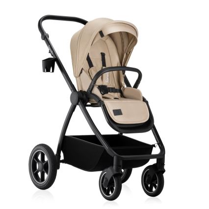 Lionelo - Kombinierter 3-in-1-Kinderwagen MERIL Beige Sand