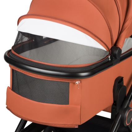 Lionelo - Kombinierter Kinderwagen 2-in-1 LAYLA Braun-Rost