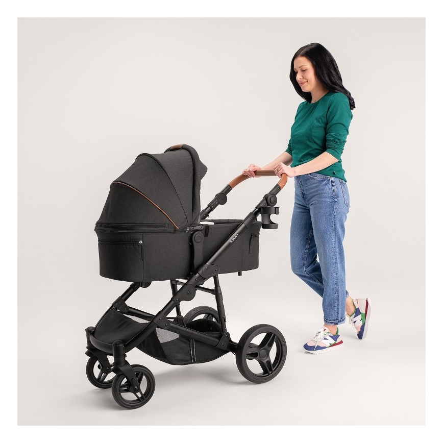 Lionelo - Kombinierter Kinderwagen 2-in-1 MARI TOUR Black Onyx