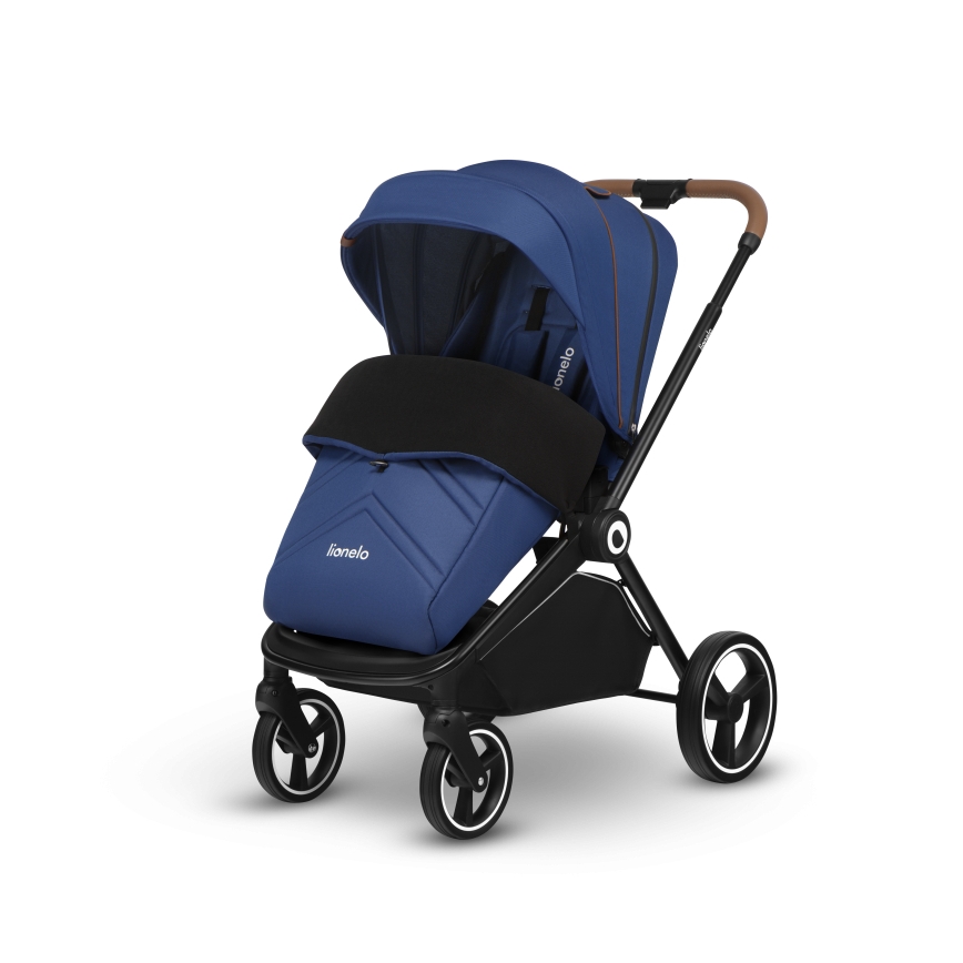 Lionelo - Kombinierter Kinderwagen 2-in-1 MIKA Blue Navy