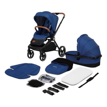 Lionelo - Kombinierter Kinderwagen 2-in-1 MIKA Marineblau