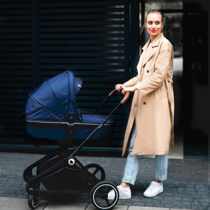 Lionelo - Kombinierter Kinderwagen 2-in-1 MIKA Marineblau
