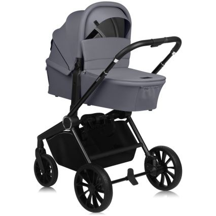 Lionelo - Kombinierter Kinderwagen 2-in-1 MIKA PLUS Steingrau