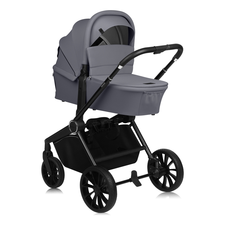 Lionelo - Kombinierter Kinderwagen 2-in-1 MIKA PLUS Steingrau