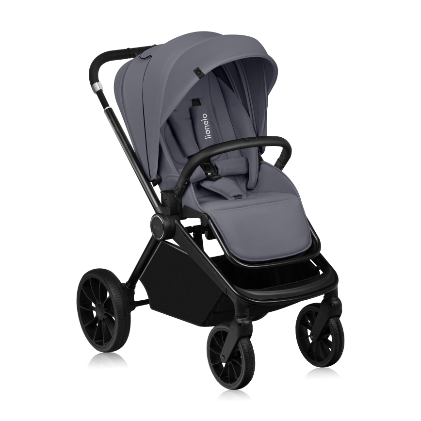 Lionelo - Kombinierter Kinderwagen 2-in-1 MIKA PLUS Steingrau