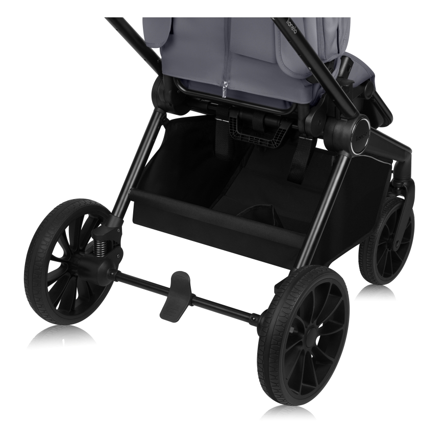 Lionelo - Kombinierter Kinderwagen 2-in-1 MIKA PLUS Steingrau