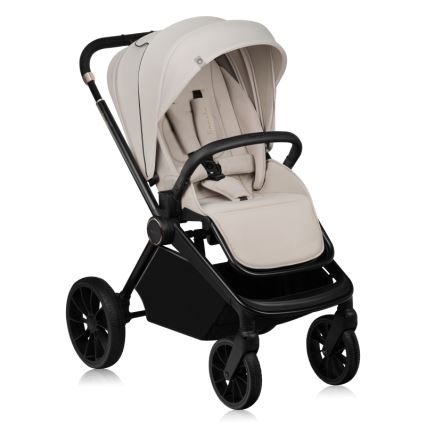 Lionelo - Kombinierter Kinderwagen 3-in-1 MIKA PLUS Beige Sand