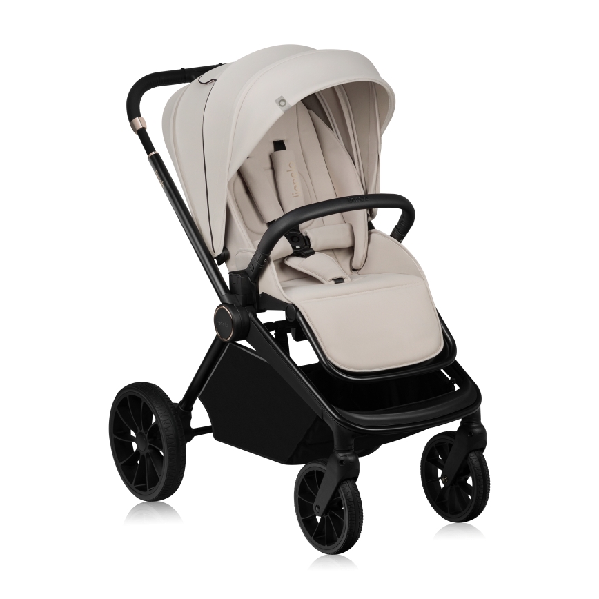 Lionelo - Kombinierter Kinderwagen 3-in-1 MIKA PLUS Beige Sand