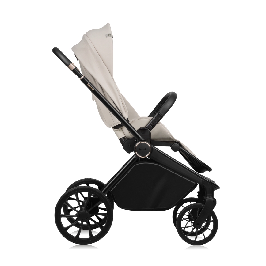 Lionelo - Kombinierter Kinderwagen 3-in-1 MIKA PLUS Beige Sand