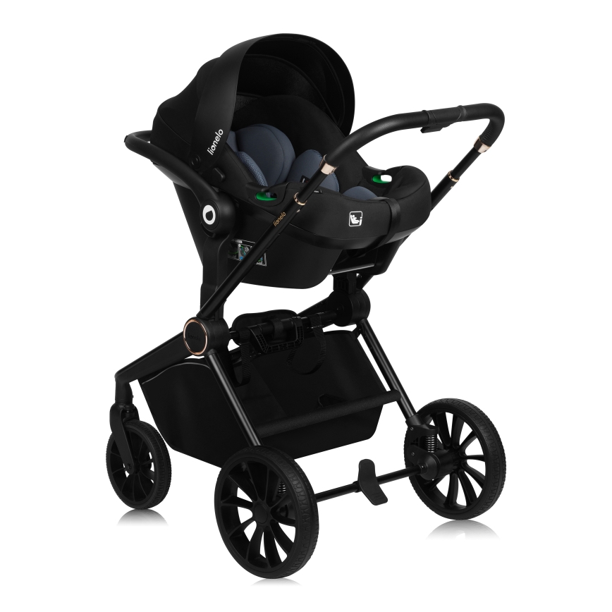 Lionelo - Kombinierter Kinderwagen 3-in-1 MIKA PLUS Beige Sand