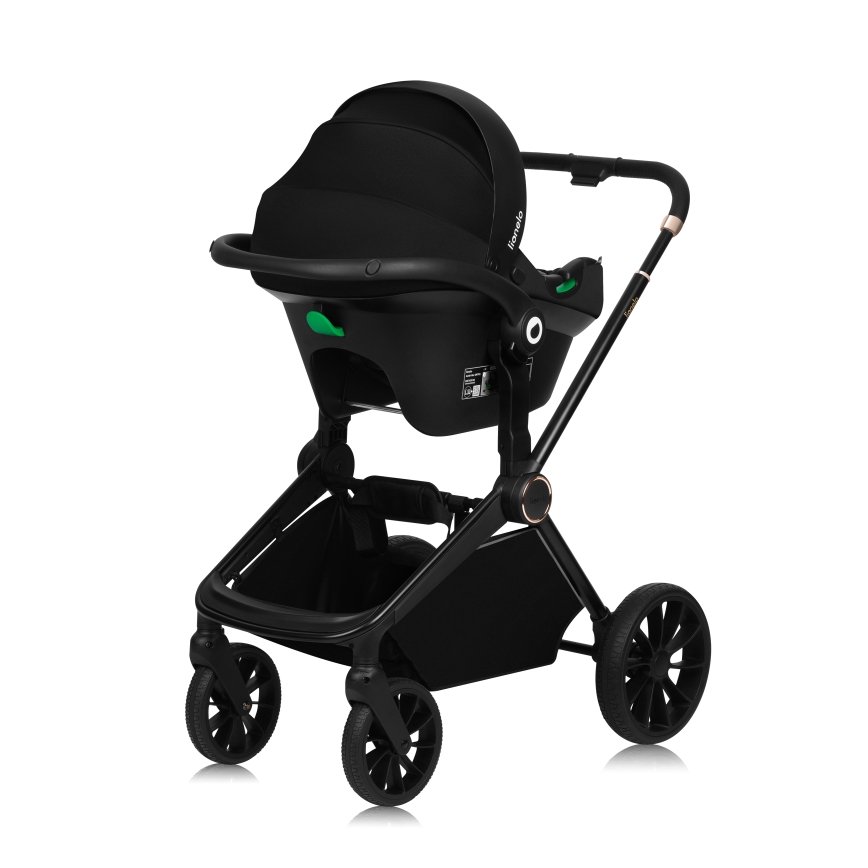 Lionelo - Kombinierter Kinderwagen 3-in-1 MIKA PLUS Beige Sand