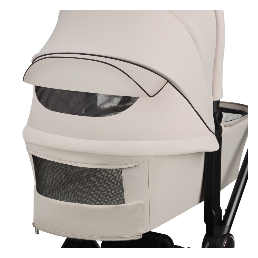 Lionelo - Kombinierter Kinderwagen 3-in-1 MIKA PLUS Beige Sand