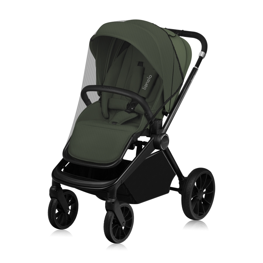Lionelo - Kombinierter Kinderwagen 3-in-1 MIKA PLUS Olivegrün