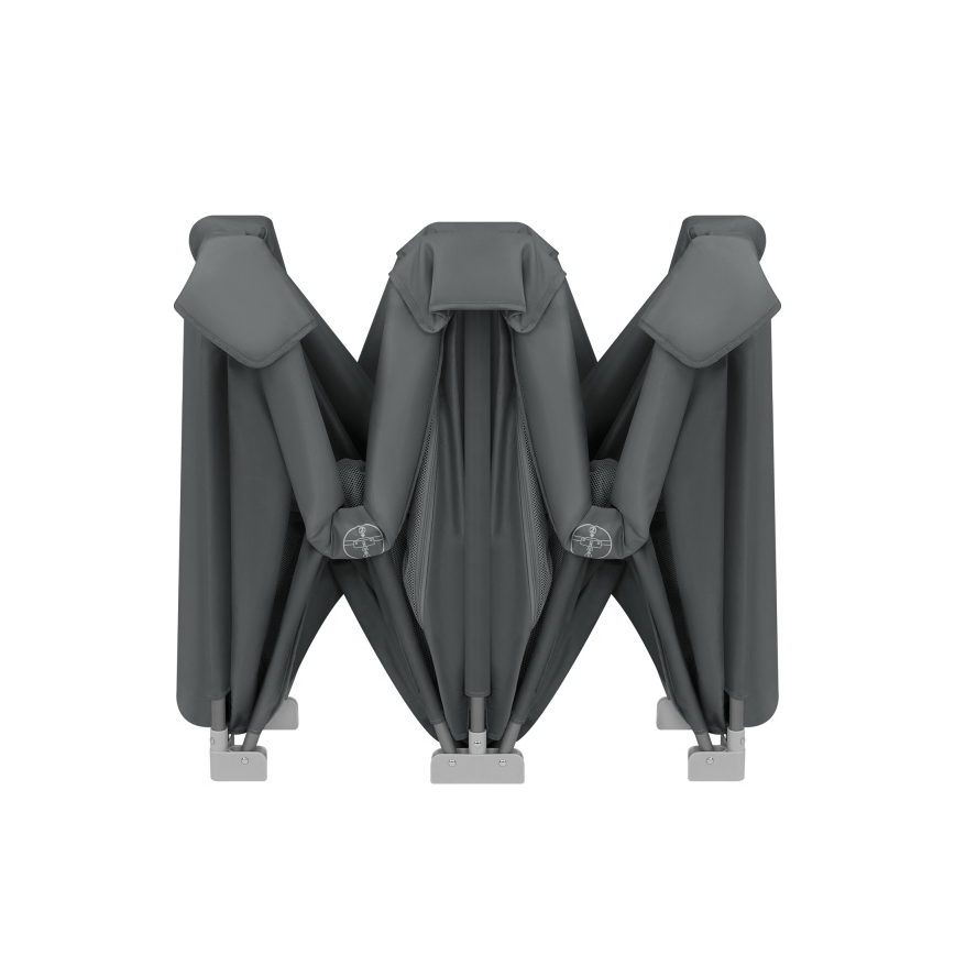 Lionelo - Laufgitter FLORENCE Grau/Graphit