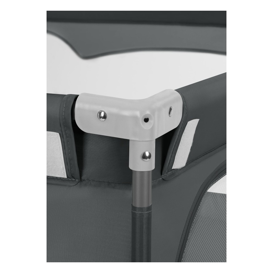 Lionelo - Laufgitter FLORENCE Grau/Graphit