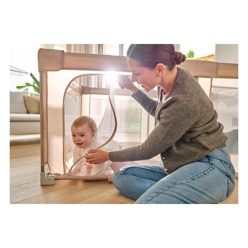 Lionelo - Laufgitter FLORENCE Sandbeige