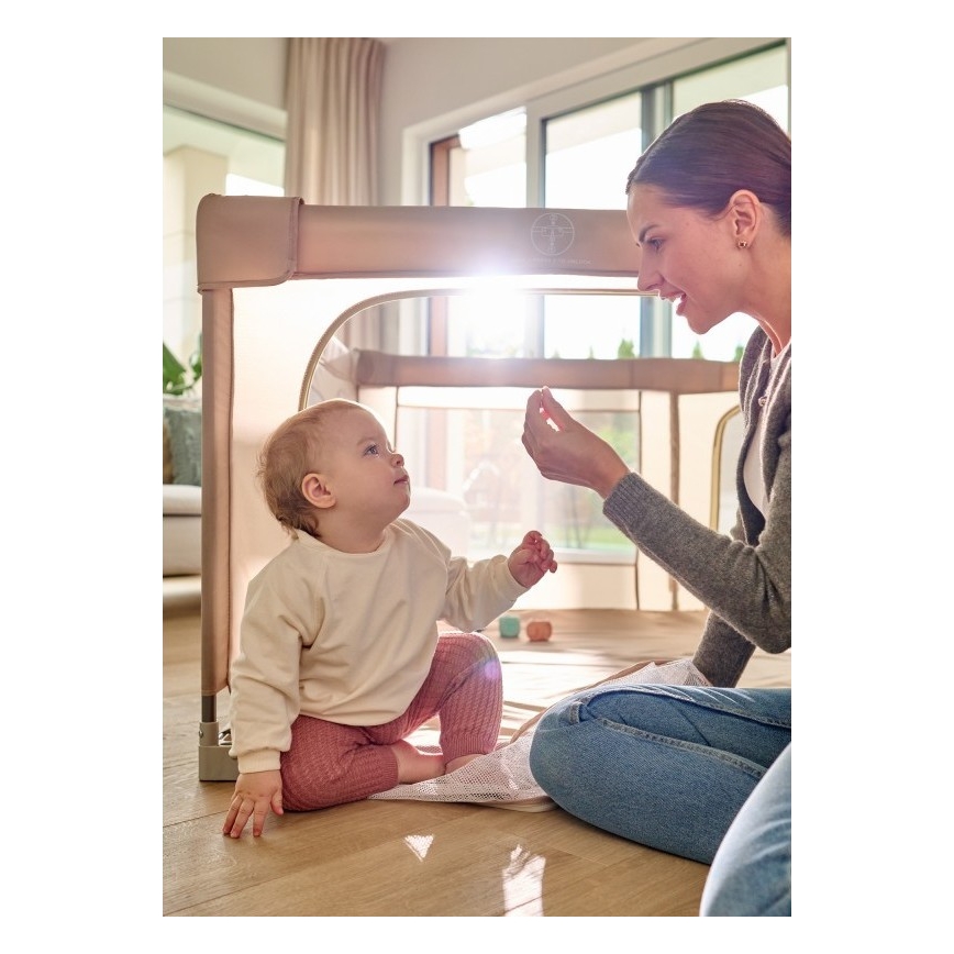 Lionelo - Laufgitter FLORENCE Sandbeige