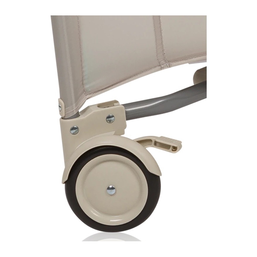 Lionelo - Laufgitter MILLE PLUS Grau/Beige