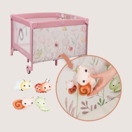 Lionelo - Laufgitter MILLE PLUS Pink