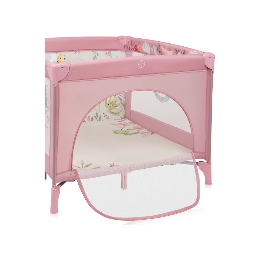 Lionelo - Laufgitter MILLE PLUS Pink