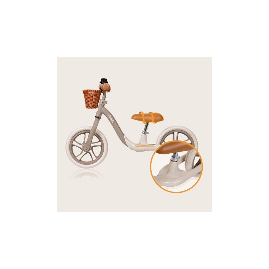 Lionelo - Laufrad ALEX PLUS beige