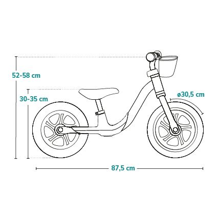 Lionelo - Laufrad ALEX PLUS beige